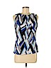 Calvin Klein Blue Short Sleeve Top Size M (petite) - photo 1