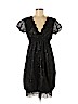 Nicole Miller Collection 100% Silk Black Cocktail Dress Size 6 - photo 1