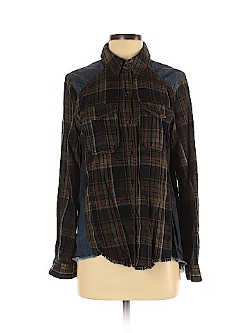 Free People Long Sleeve Button-Down Shirt (view 1)