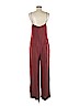 Theory 100% Silk Burgundy Jumpsuit Size 6 - photo 2