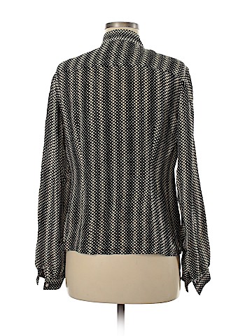 J. McLaughlin Long Sleeve Silk Top (view 2)