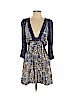 Free People 100% Rayon Blue Casual Dress Size S - photo 1
