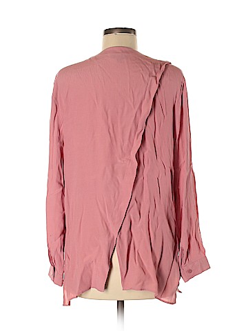 Topshop Long Sleeve Blouse (view 2)