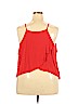 Mossimo Supply Co. 100% Rayon Red Sleeveless Blouse Size XXL - photo 2