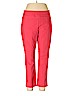 So Slimming by Chico's Red Casual Pants Size Lg Petite (2.5) - photo 1