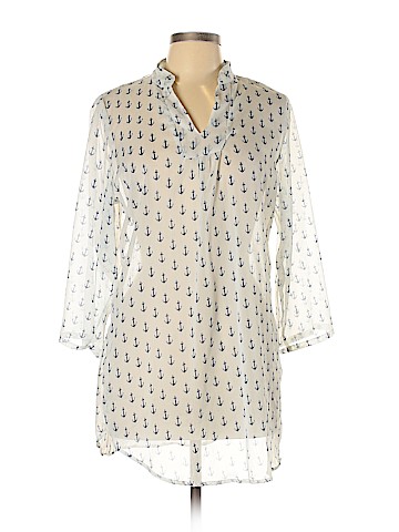 Just 3/4 Sleeve Blouse (view 1)