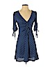 Topshop Blue Casual Dress Size 2 - photo 1