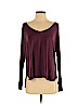 American Eagle Outfitters Burgundy Long Sleeve T-Shirt Size S - photo 1
