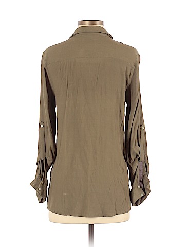 H&M 3/4 Sleeve Button-Down Shirt (view 2)