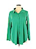 Lularoe Green Long Sleeve Blouse Size XL - photo 1