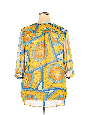 Umgee 3/4 Sleeve Blouse (view 2)