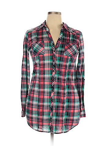 Passport Long Sleeve Button-Down Shirt (view 1)