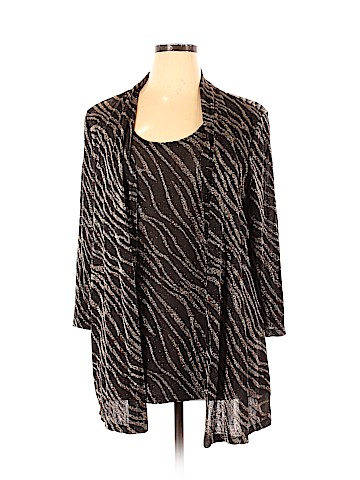 JM Collection 3/4 Sleeve Top (view 1)