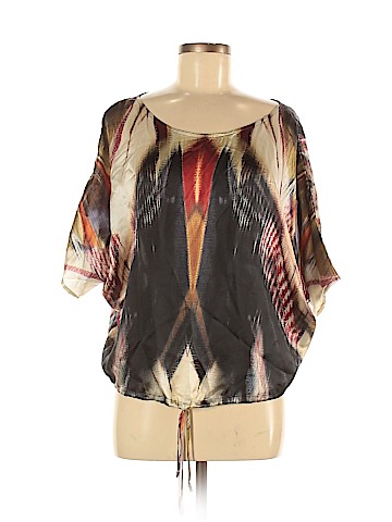 Twelfth Street by Cynthia Vincent Short Sleeve Silk Top (view 1)