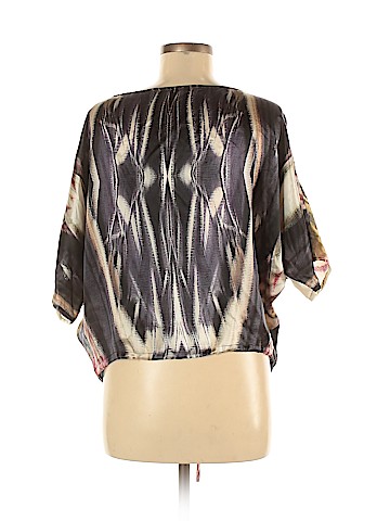 Twelfth Street by Cynthia Vincent Short Sleeve Silk Top (view 2)