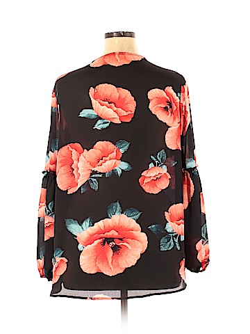 Caslon Long Sleeve Blouse (view 2)