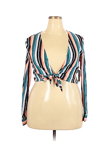 No Boundaries Long Sleeve Blouse (view 1)