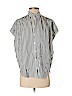 Madewell 100% Viscose Ivory Short Sleeve Button-Down Shirt Size XS - photo 1