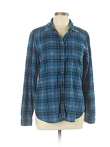 American Eagle Outfitters Long Sleeve Button-Down Shirt (view 1)