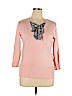 7th Avenue Design Studio New York & Company Pink Pullover Sweater Size XL - photo 1