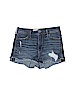 Hollister 100% Cotton Blue Denim Shorts Size 0 - photo 1