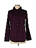 Zenana Outfitters Purple Long Sleeve Button-Down Shirt Size L - photo 1