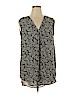 H&M 100% Polyester Ivory Sleeveless Blouse Size 14 - photo 1