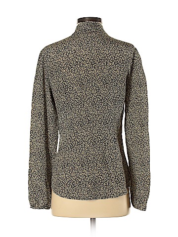 Kachel Long Sleeve Silk Top (view 2)