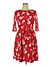 Meaneor Red Casual Dress Size XL - photo 1