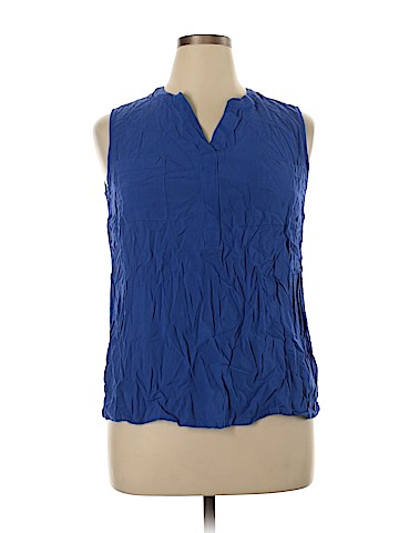 Faded Glory Plus Sleeveless Blouse (view 1)