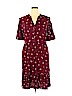 Old Navy 100% Viscose Rayon Burgundy Casual Dress Size XL - photo 1