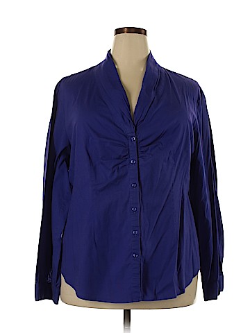 Ashley Stewart Long Sleeve Blouse (view 1)