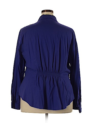 Ashley Stewart Long Sleeve Blouse (view 2)