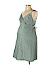 Mimi Maternity Green Casual Dress Size L - photo 1