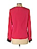 Calvin Klein Pink Long Sleeve Blouse Size L (petite) - photo 2