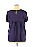 Simply Irresistible Purple Short Sleeve Blouse Size 1X - photo 2