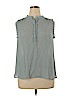 Worthington 100% Polyester Blue Sleeveless Blouse Size XL (petite) - photo 1