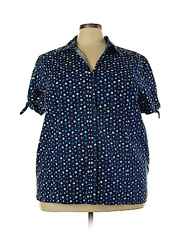 Liz & Me Short Sleeve Button-Down Shirt (view 1)