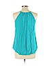 A. Byer 100% Rayon Teal Sleeveless Blouse Size L - photo 2