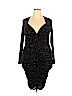 FASHION TO FIGURE Black Cocktail Dress Size 3X Plus (3) - photo 1