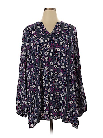 Lane Bryant Long Sleeve Blouse (view 1)