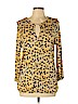 MICHAEL Michael Kors Yellow 3/4 Sleeve Top Size L (petite) - photo 1