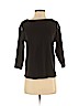 H&M 100% Polyester Black Long Sleeve Blouse Size 4 - photo 1