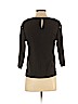 H&M 100% Polyester Black Long Sleeve Blouse Size 4 - photo 2