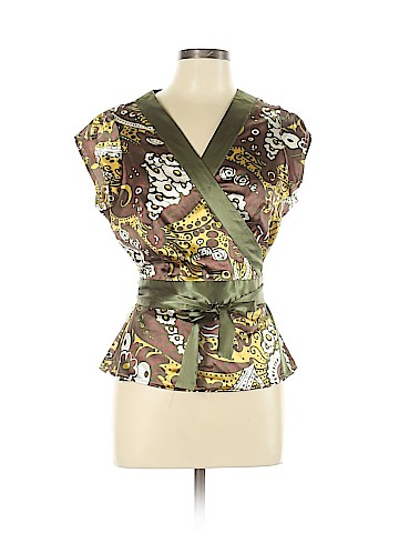 BCBGMAXAZRIA Short Sleeve Blouse (view 1)