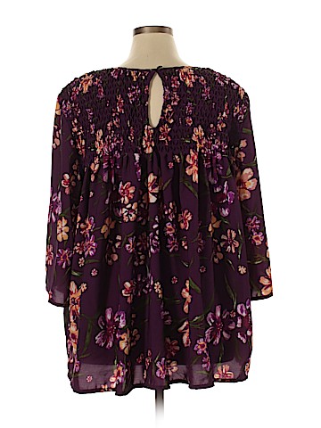 Woman Within 3/4 Sleeve Blouse (view 2)