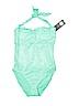 Mossimo Green One Piece Swimsuit Size M - photo 1