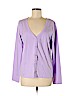 Victoria's Secret 100% Cotton Purple Cardigan Size M - photo 1