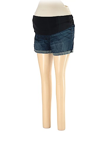 Isabel Maternity Denim Shorts (view 1)