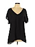 Show Me Your Mumu 100% Cotton Black Short Sleeve Blouse Size M - photo 1